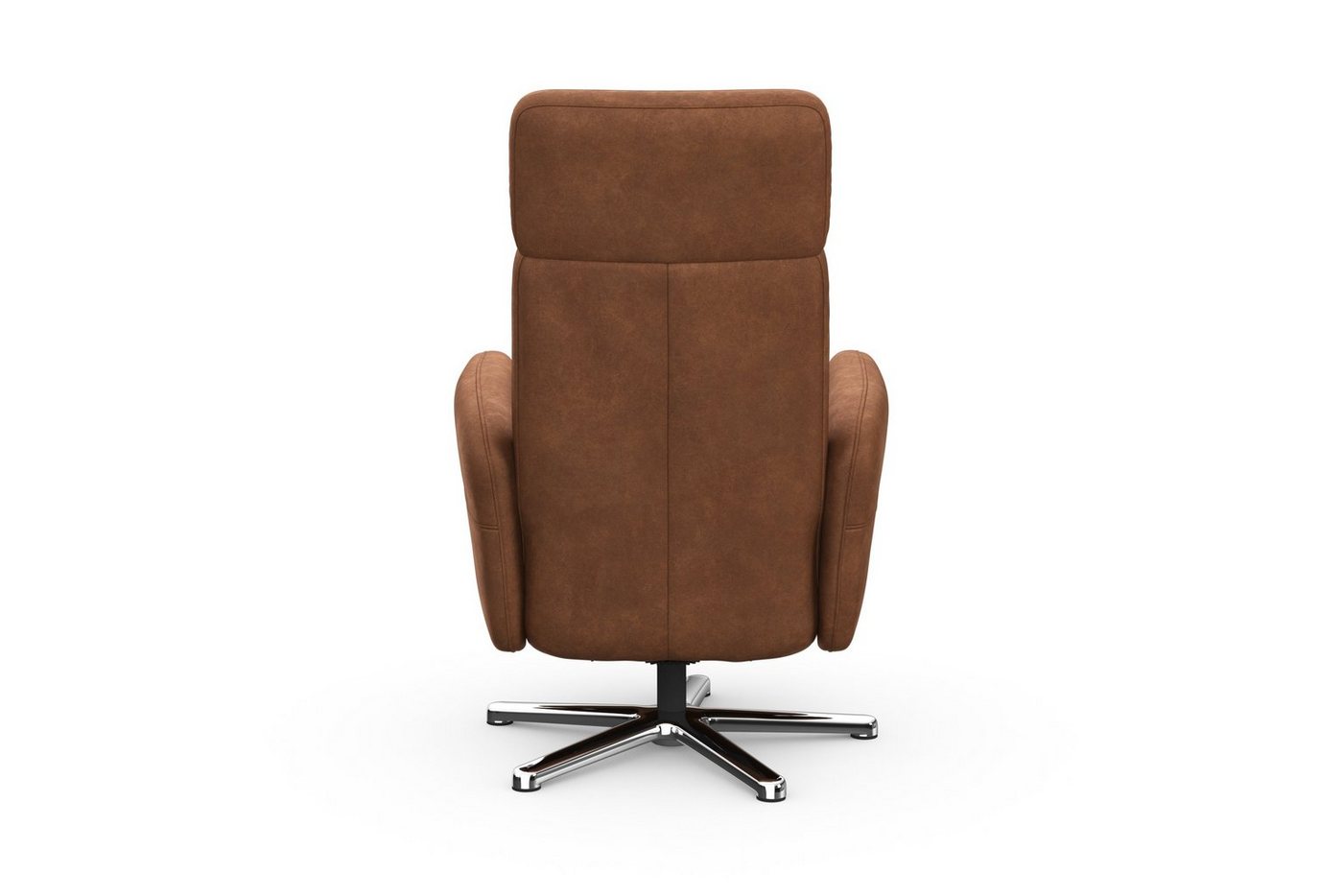 sit&more TV-Sessel Grenoble mit Kopfteilverstellung & Drehfunktion, weitere Funktionen, Ergonomie M: manuelle Fußstütze & Rückenlehne – Bild 5 von 5