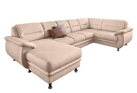 sit&more Wohnlandschaft Mailand U-Form, B: 312 cm, XXL-Couch mit Komfortpolsterung, mit Schlaffunktion, Liegefl. 122x247 cm, diverse Lederqualitäten – Bild 3 von 5