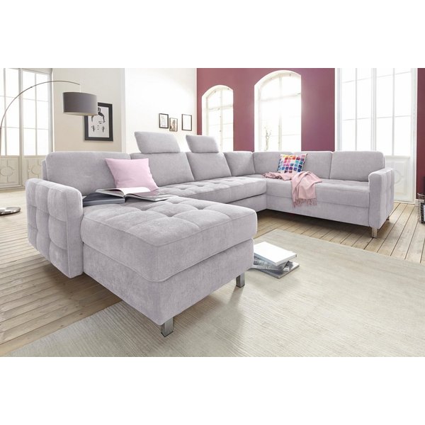 sit&more Wohnlandschaft Pablo U-Form, B: 292cm, wahlweise mit Schlaffunktion und Bettkasten