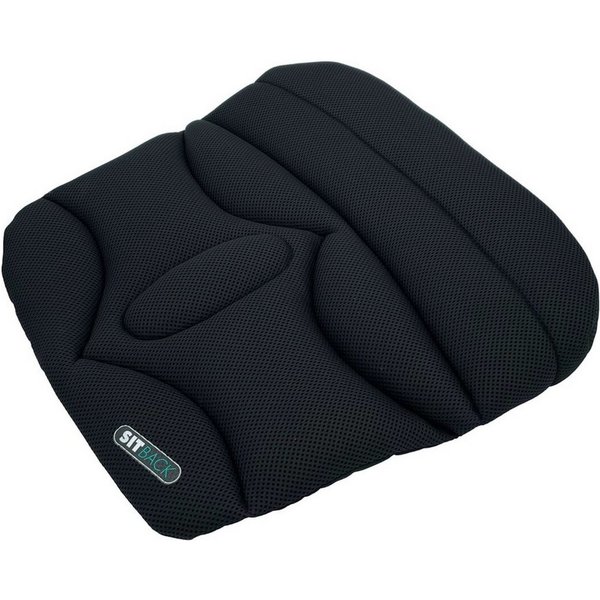 SITBACK Keilkissen Basic ergonomisches Sitzkissen für Autositze und Bürostühle