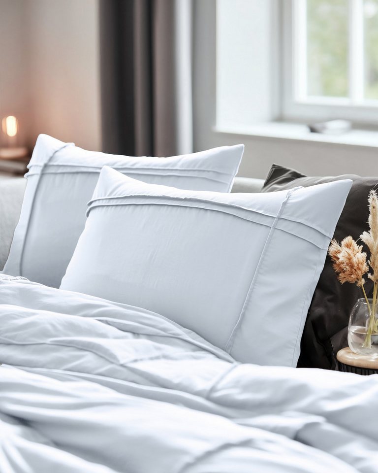 Sitheim® Bettwäsche Washed Tufted Bettbezug, Mikrofaser, 3 teilig – Bild 2 von 4