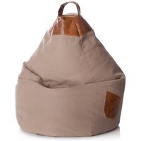 SITTING POINT Sitzsack Beanbag Jamie (Sand, XL (220 l))