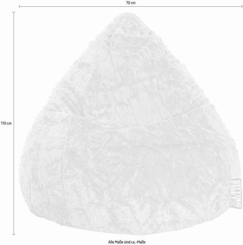 Sitting Point Sitzsack Fluffy XL – Bild 2 von 4