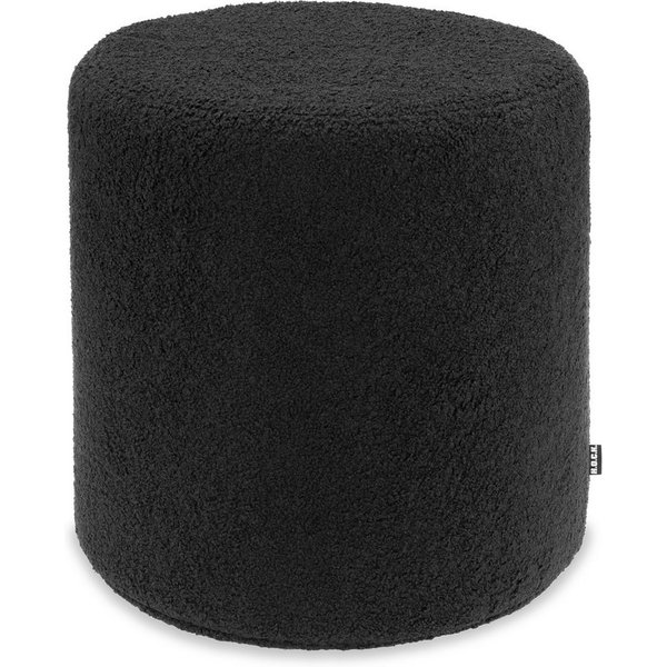 H.O.C.K. Sitzhocker Moderner Sitzhocker H.O.C.K. Fino: Fester Fußhocker Schwarz, Hocker, Barhocker & Sitzhocker, Schminktischhocker, Wohnzimmer Hocker