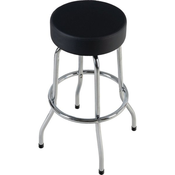 Rocktile Sitzhocker Rocktile Barstool Gitarrenhocker Large, Höhe: 77 cm, Fußstütze 29,5 cm Höhe, drehbare Kunstleder-Sitzfläche