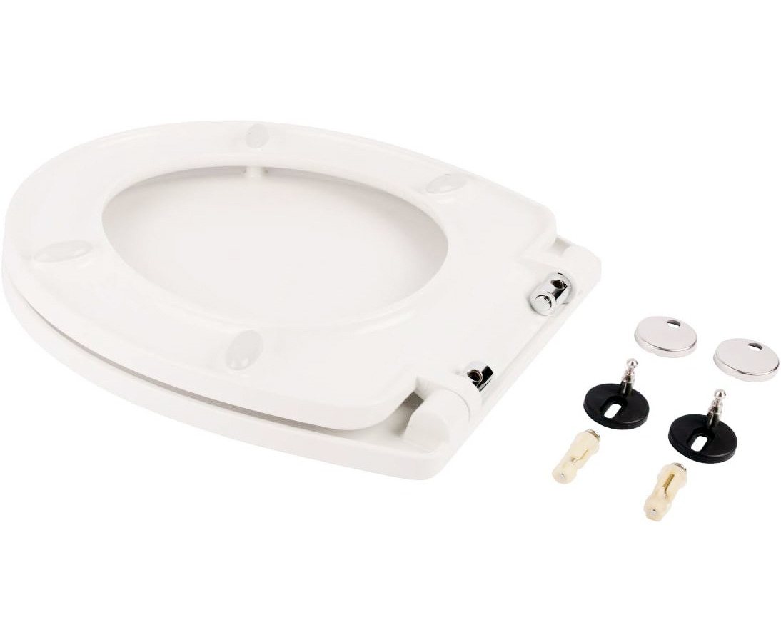 Sitzplatz WC-Sitz Farbrausch, mit Absenkautomatik, High Gloss Toilettendeckel, Duroplast, abnehmbar – Bild 5 von 5