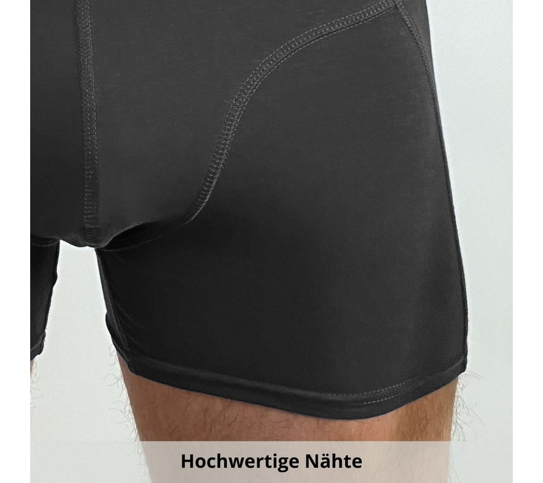 Sitztgut Boxershorts aus Baumwolle – Super Weich, Kratzfrei, Trocknergeeignet, Top Passform (Set, 10-St) Super Sitz dank 7-teiliger Schnitt statt 3-teilig, gekä – Bild 4 von 5