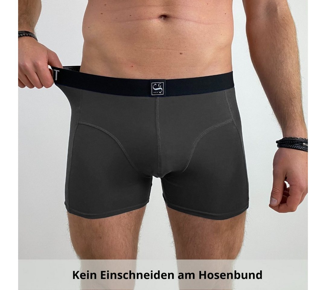 Sitztgut Boxershorts aus Baumwolle – Super Weich, Kratzfrei, Trocknergeeignet, Top Passform (Set, 10-St) Super Sitz dank 7-teiliger Schnitt statt 3-teilig, gekä – Bild 5 von 5