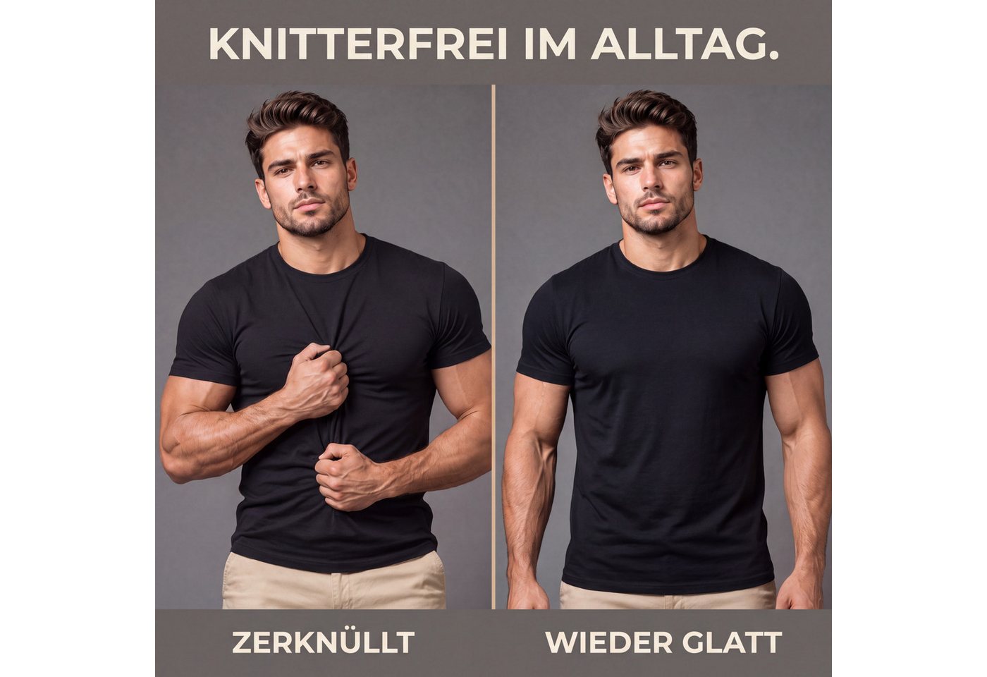 Sitztgut T-Shirt Soft Comfort – weich, körpernah an Brust und Armen, locker am Bauch (1-tlg) Körpernah an Brust und Oberarmen,locker am Bauch,knitterarm – Bild 3 von 5