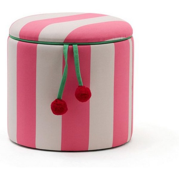 Kids Concept Sitzwürfel Kids Concept - Sitzhocker mit Stauraum rosa - 30,5x40x40 cm (1 St)