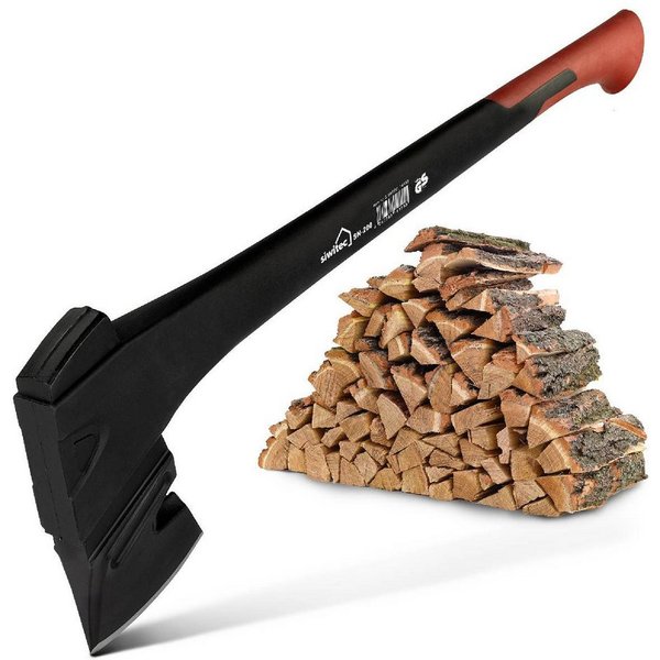 siwitec Axt Nylonaxt SN-200, 2000 Gramm Kopfgewicht inkl. Schnittschutz, 2140 g, (Unterschiedliche Kopfgewichte), GS-Zeritfizierung für maximale Arbeitssicherhe