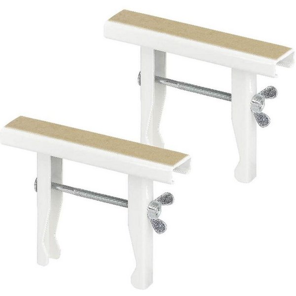 siwitec Heizkörperkonsole 2 x Universal-Heizkörperkonsole weiß 150 x 32 x 1,25 mm, vormontiert, (2-tlg)