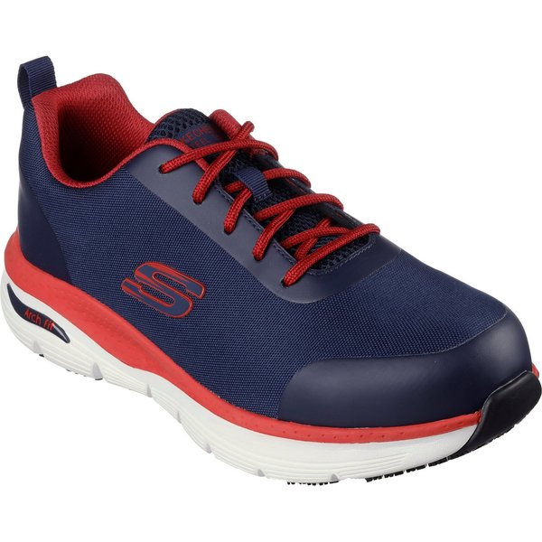 Skechers Arbeitsschuhe Herren S3 SRC ESD - Arch Fit Sr Ringstap Sneaker Sicherheitsschuh Herausnehmbare Innensohle - Fußgewölbeunterstützung, EN ISO 20345-2011