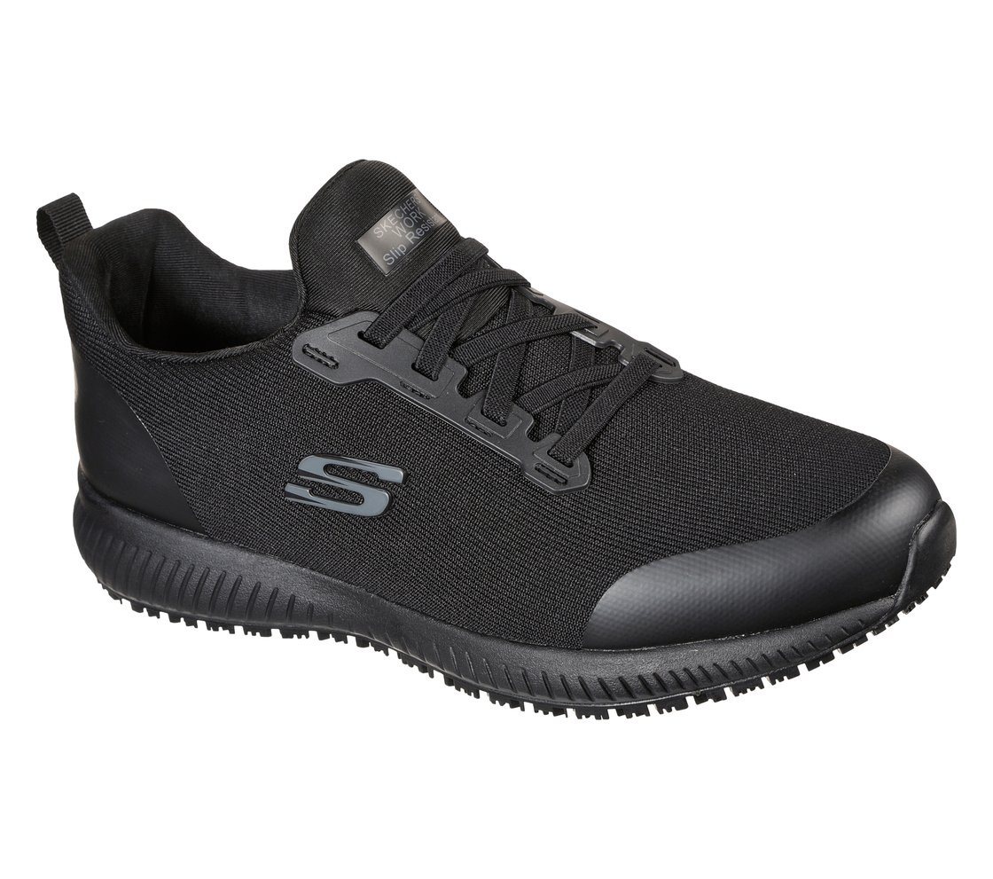Skechers Arbeitsschuhe Herren SQUAD SR, Rutschhemmender Sneaker mit Memory Foam Arbeitsschuh Wasser- & schmutzabweisend - Relaxed Fit, mehr Platz für Komfort – Bild 4 von 5