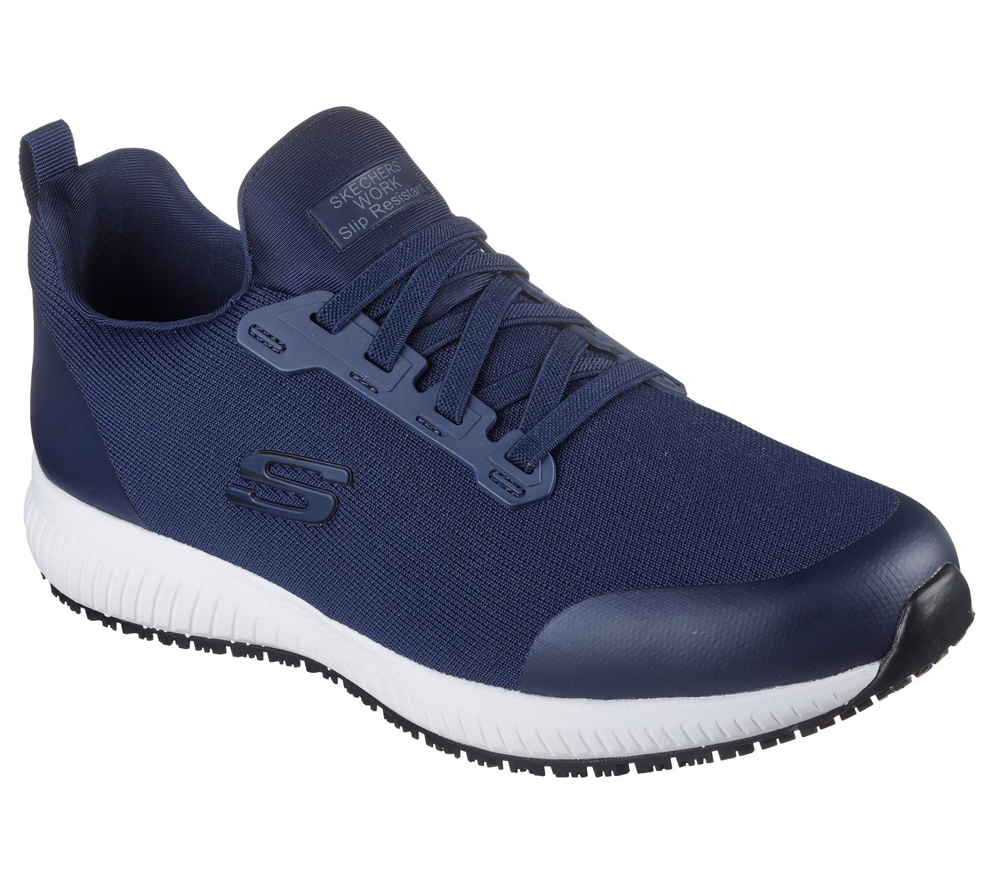 Skechers Arbeitsschuhe Herren SQUAD SR, Rutschhemmender Sneaker mit Memory Foam Arbeitsschuh Wasser- & schmutzabweisend - Relaxed Fit, mehr Platz für Komfort – Bild 2 von 2