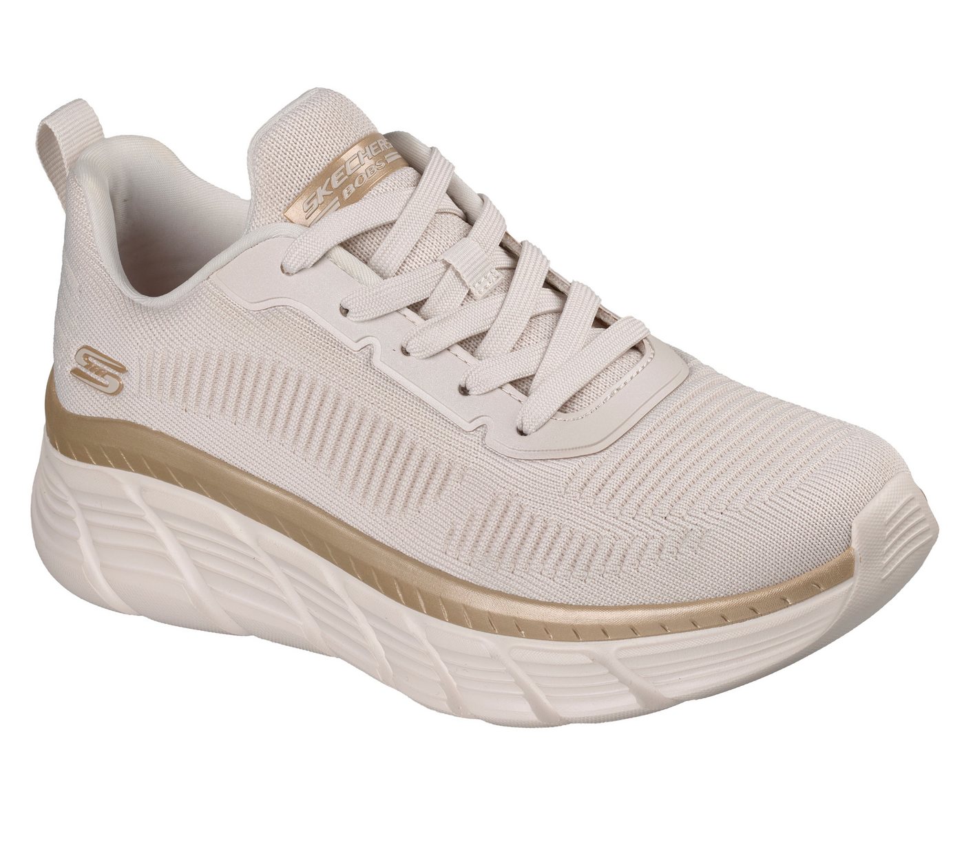 Skechers BOBS B FLEX HI-FLYING HI Sneaker, Trainingsschuh, Schnürschuh, Freizeitschuh in veganer Verarbeitung – Bild 3 von 5