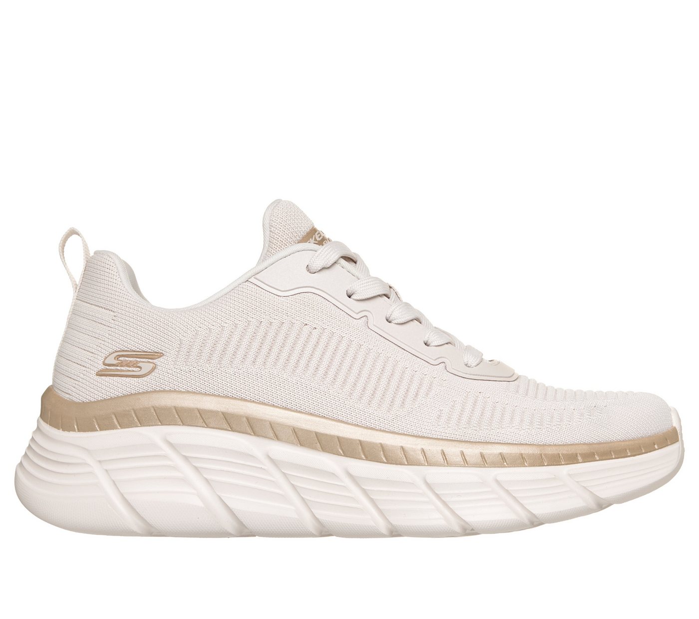Skechers BOBS B FLEX HI-FLYING HI Sneaker, Trainingsschuh, Schnürschuh, Freizeitschuh in veganer Verarbeitung – Bild 4 von 5