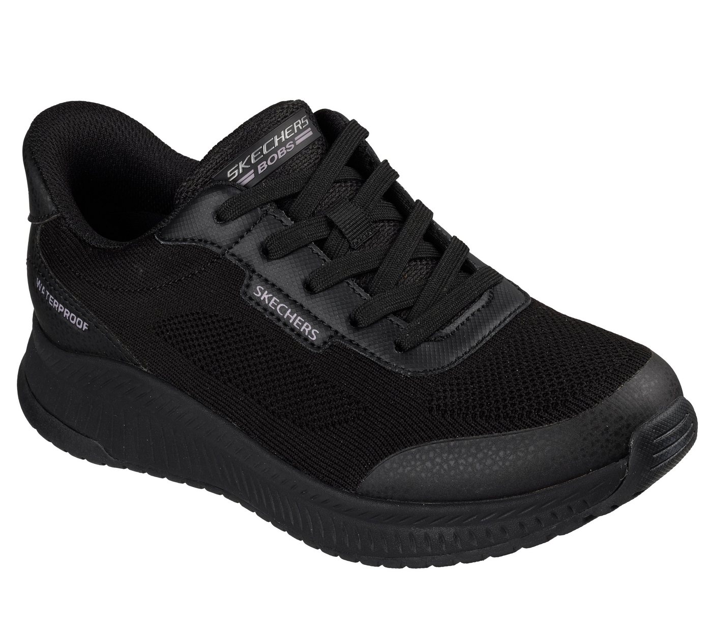 Skechers BOBS SQUAD 4-ESSENTIAL LOOK Sneaker Slipper mit Slip-ins und waterproof Ausstattung – Bild 3 von 5