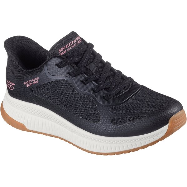 Skechers BOBS SQUAD 4 Slip-On Sneaker Slipper, Freizeitschuh, Halbschuh mit Memory Foam