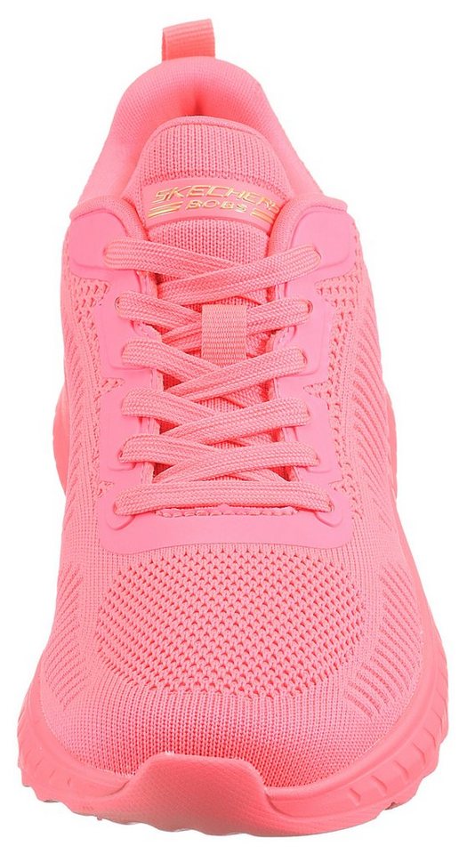 Skechers BOBS SQUAD CHAOS-COOL RYTHMS Sneaker, Knitwear-Sneaker, Schnürschuh in veganer Verarbeitung – Bild 4 von 5