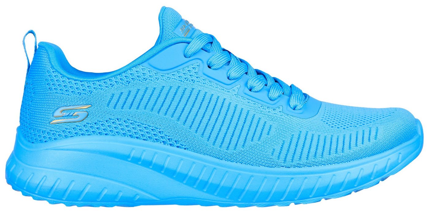 Skechers BOBS SQUAD CHAOS-COOL RYTHMS Sneaker, Knitwear-Sneaker, Schnürschuh in veganer Verarbeitung – Bild 4 von 5