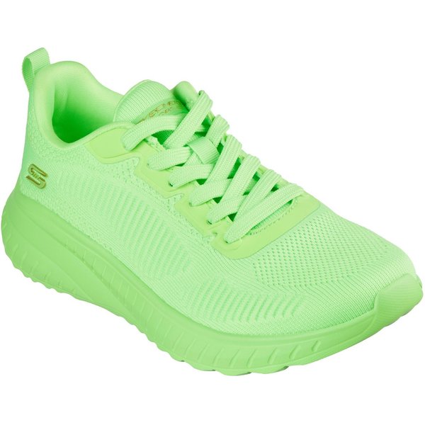 Skechers BOBS SQUAD CHAOS-COOL RYTHMS Sneaker, Knitwear-Sneaker, Schnürschuh in veganer Verarbeitung