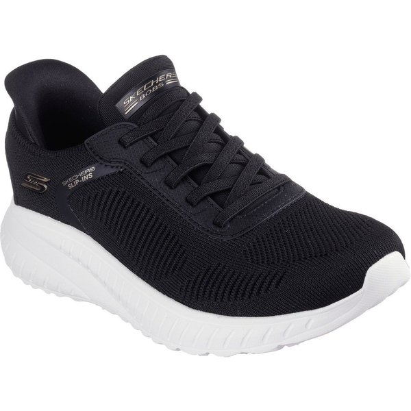 Skechers BOBS SQUAD CHAOS-CURRENT MUSE Slip-On Sneaker, Slipper, Freizeitschuh in veganer Verarbeitung