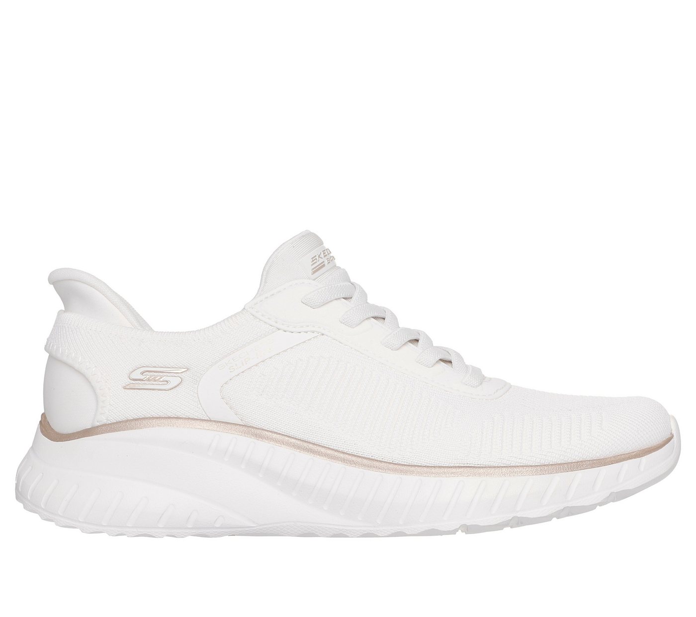 Skechers BOBS SQUAD CHAOS-CURRENT MUSE Slip-On Sneaker, Slipper, Freizeitschuh in veganer Verarbeitung – Bild 4 von 5