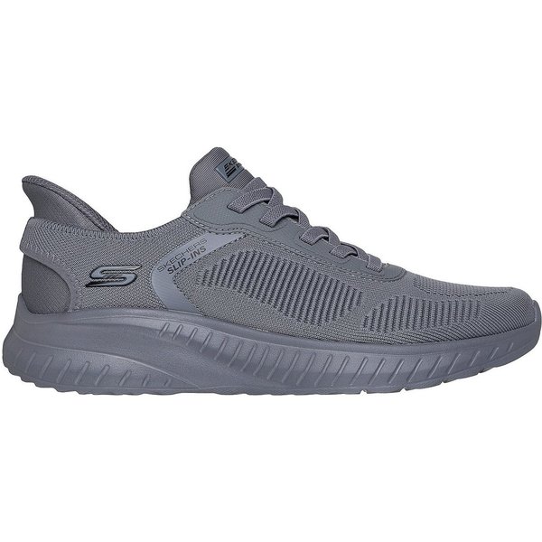 Skechers Skechers Bobs Squad Chaos Solid Step Slip-On Grau DKGY Slipper