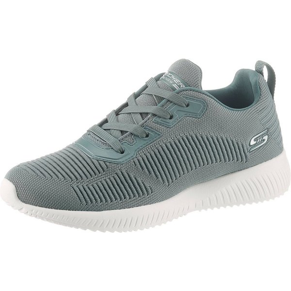 Skechers Bobs Squad - Tough Talk Sneaker Freizeitschuh, Halbschuh, Schnürschuh mit Skech-Knit