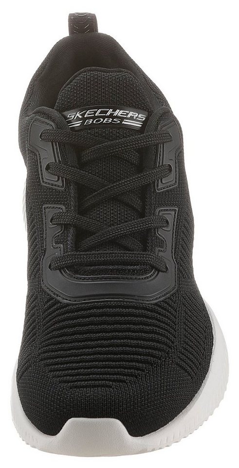 Skechers Bobs Squad - Tough Talk Sneaker Freizeitschuh, Halbschuh, Schnürschuh mit Skech-Knit – Bild 4 von 5