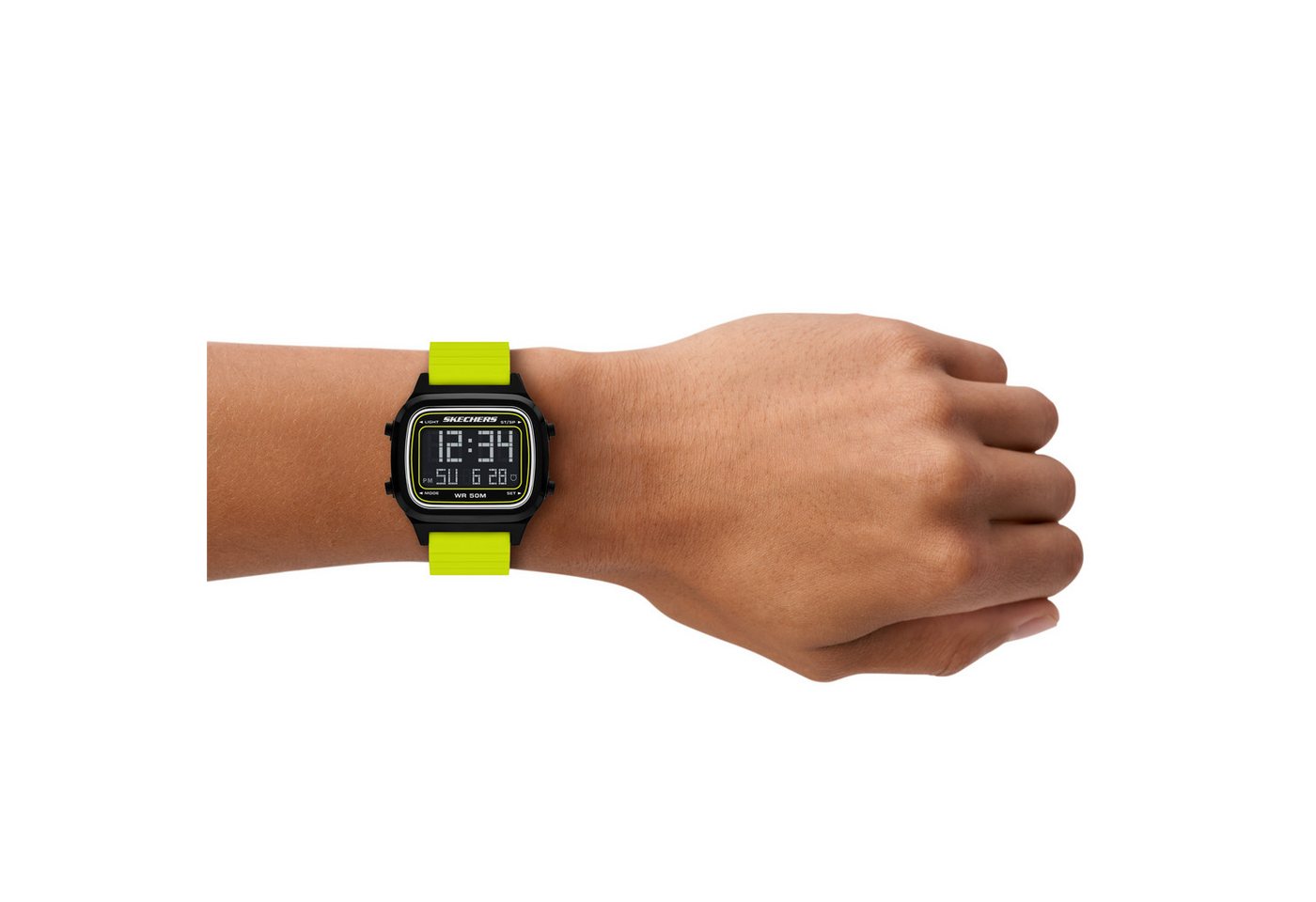 Skechers Chronograph FISKE SR5260, Quarzuhr, Armbanduhr, Herrenuhr, Silikonarmband, digital, Tag – Bild 4 von 4