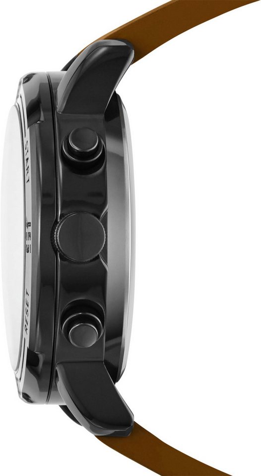 Skechers Chronograph REDLANDS SR5153, Quarzuhr, Armbanduhr, Herrenuhr, Lederarmband, digital, Stoppfunktion – Bild 2 von 4