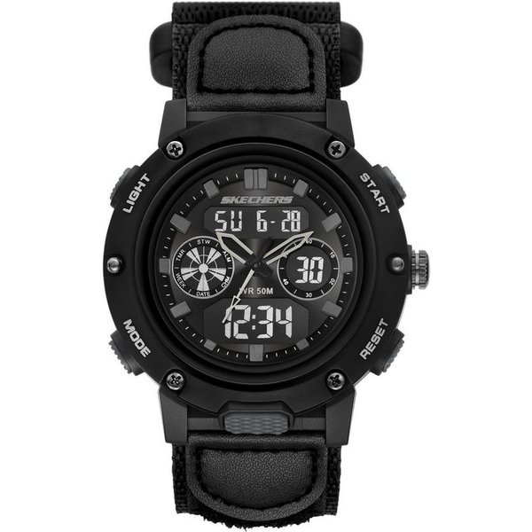 Skechers Chronograph Warner SR1200, Quarzuhr, Armbanduhr, Herrenuhr, digital, analog, Tag, Wochentag