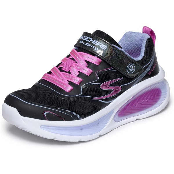 Skechers COSMIC GLOW 2.0 Blinkschuh Sneaker Blinkschuh mit Elastik-Schnürsenkeln, Größenschablone zum Download
