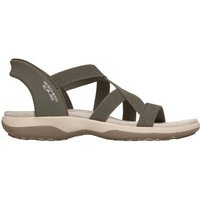 SKECHERS Damen Sandalen REGGAE SLIM-STRETCH FLEX, Größe 41 in Braun