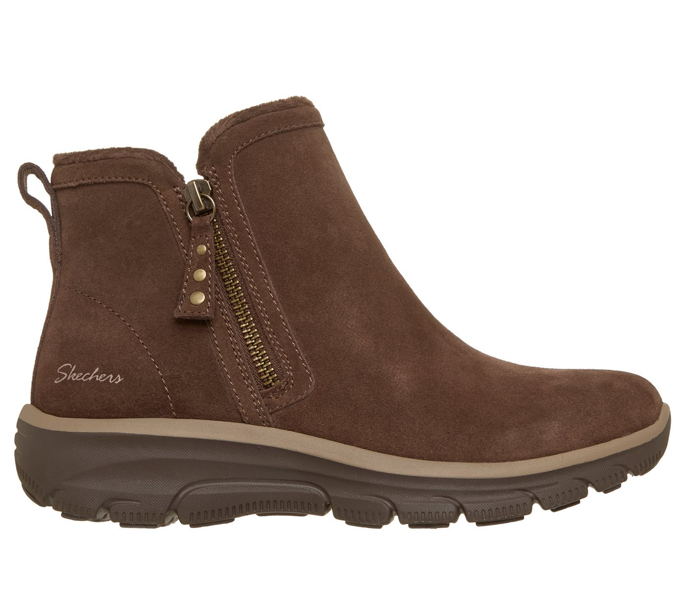 Skechers EASY GOING- Winterboots Stiefelette mit Reißverschluss und Air-Cooled Memory Foam – Bild 4 von 5