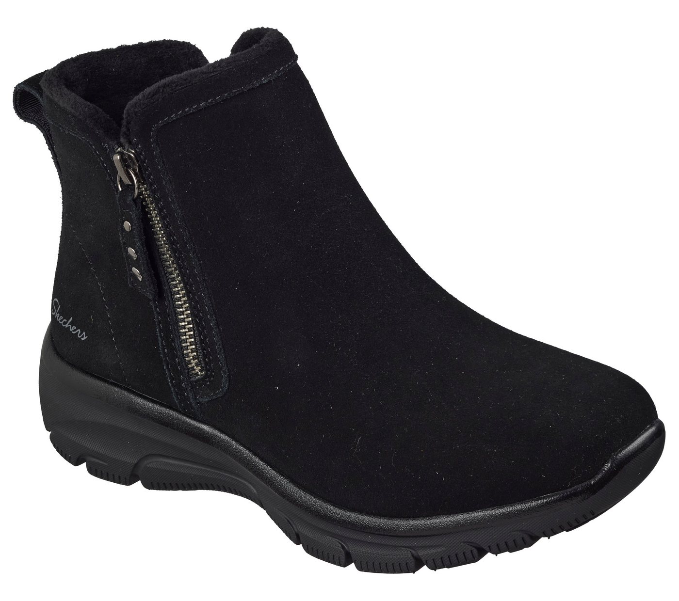 Skechers EASY GOING- Winterboots Stiefelette mit Reißverschluss und Air-Cooled Memory Foam – Bild 3 von 4