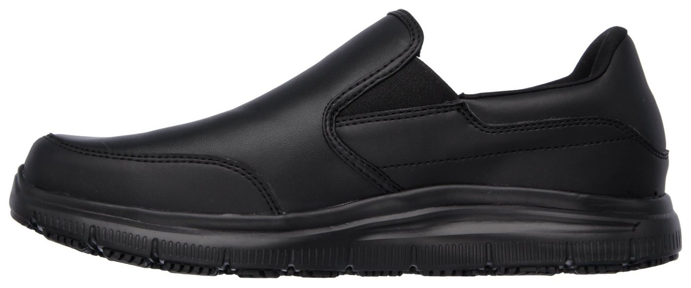 Skechers FLEX ADVANTAGE SR Berufsschuh Slipper für Gastronomie, Pflege, Krankenhaus mit Stretcheinsatz – Bild 3 von 5