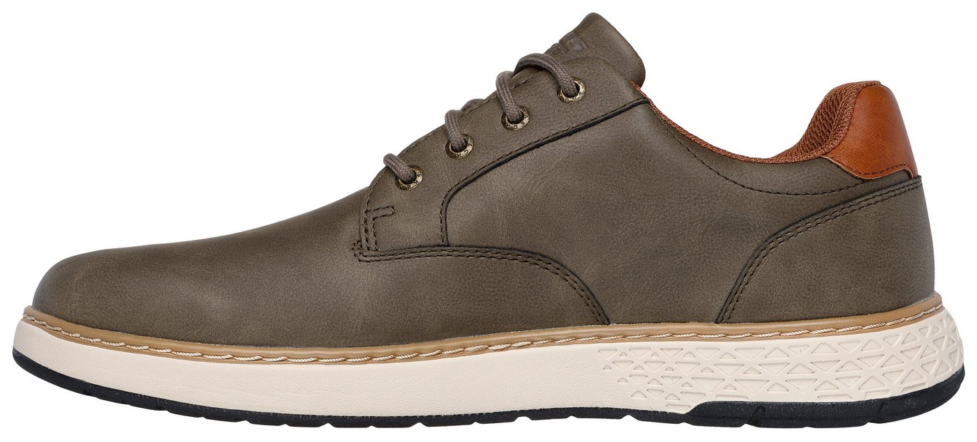 Skechers GARLAN Schnürschuh, Trekking Schuh, Sneaker, Freizeitschuh mit Kontrastnähten – Bild 4 von 5