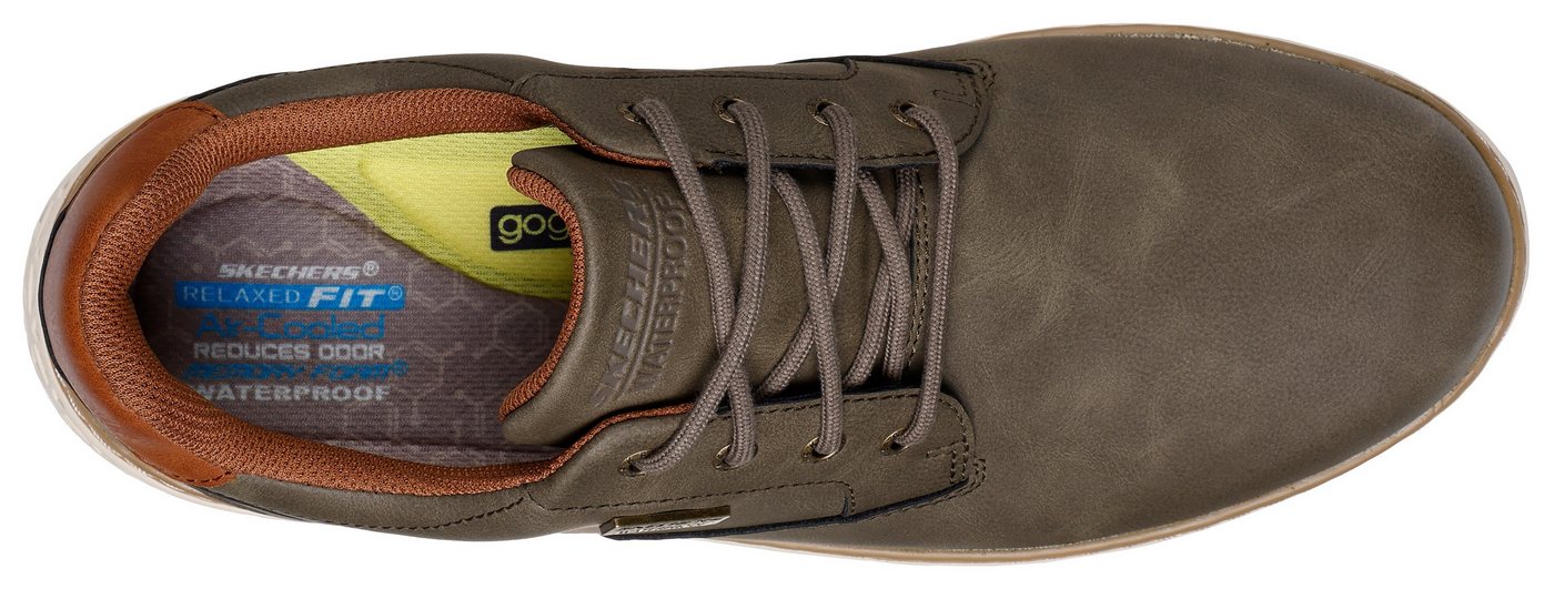 Skechers GARLAN Schnürschuh, Trekking Schuh, Sneaker, Freizeitschuh mit Kontrastnähten – Bild 5 von 5