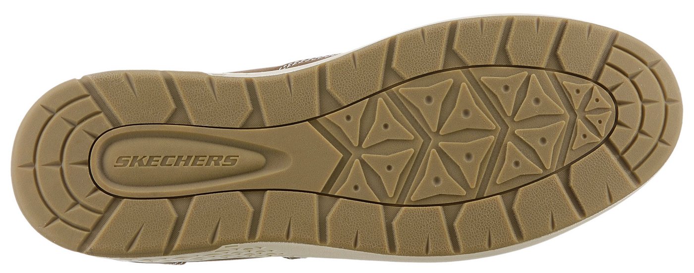 Skechers GARLAN Schnürschuh, Trekking Schuh, Sneaker, Freizeitschuh mit Kontrastnähten – Bild 3 von 5