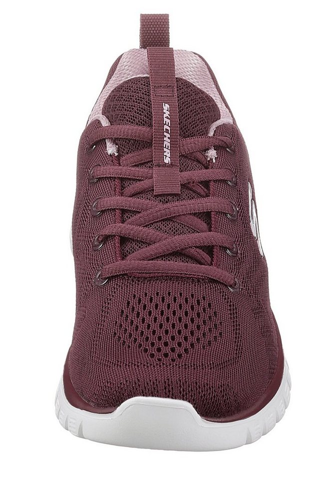 Skechers Graceful - Get Connected Sneaker Freizeitschuh, Halbschuh, Schnürschuh für die Maschinenwäsche geeignet – Bild 4 von 5