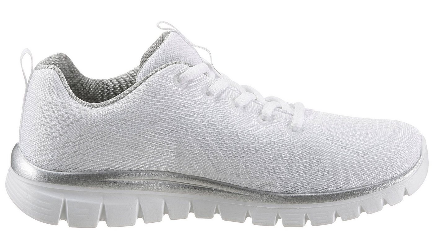 Skechers Graceful - Get Connected Sneaker Freizeitschuh, Halbschuh, Schnürschuh für die Maschinenwäsche geeignet – Bild 5 von 5