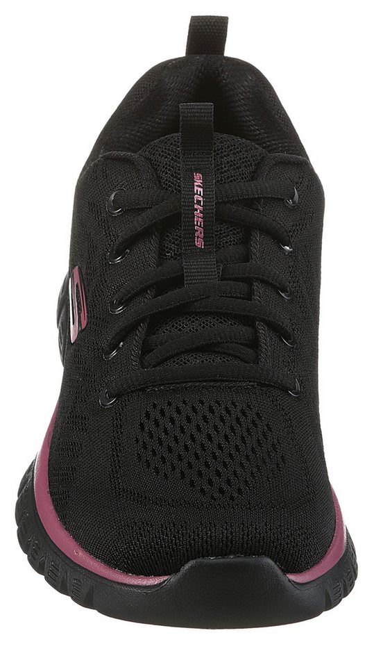 Skechers Graceful - Get Connected Sneaker Freizeitschuh, Halbschuh, Schnürschuh für die Maschinenwäsche geeignet – Bild 4 von 5
