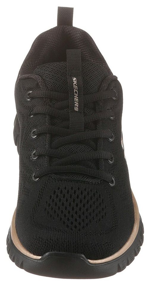Skechers Graceful - Get Connected Sneaker Freizeitschuh, Halbschuh, Schnürschuh für die Maschinenwäsche geeignet – Bild 4 von 5