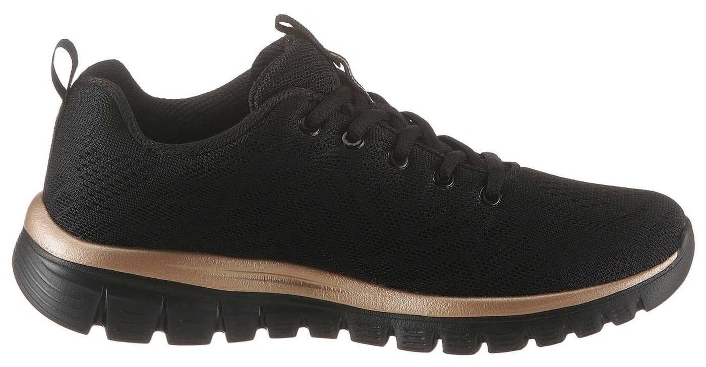 Skechers Graceful - Get Connected Sneaker Freizeitschuh, Halbschuh, Schnürschuh für die Maschinenwäsche geeignet – Bild 5 von 5