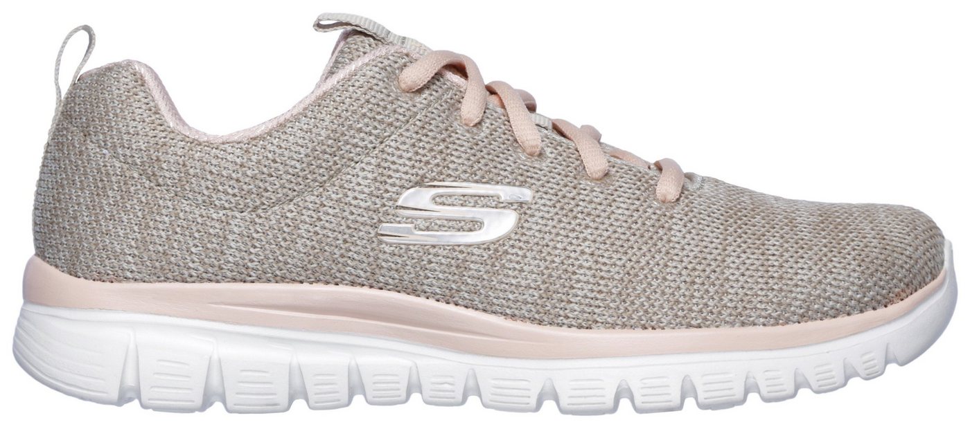 Skechers Graceful - Twisted Fortune Sneaker Freizeitschuh, Halbschuh, Schnürschuh mit Memory Foam – Bild 3 von 5