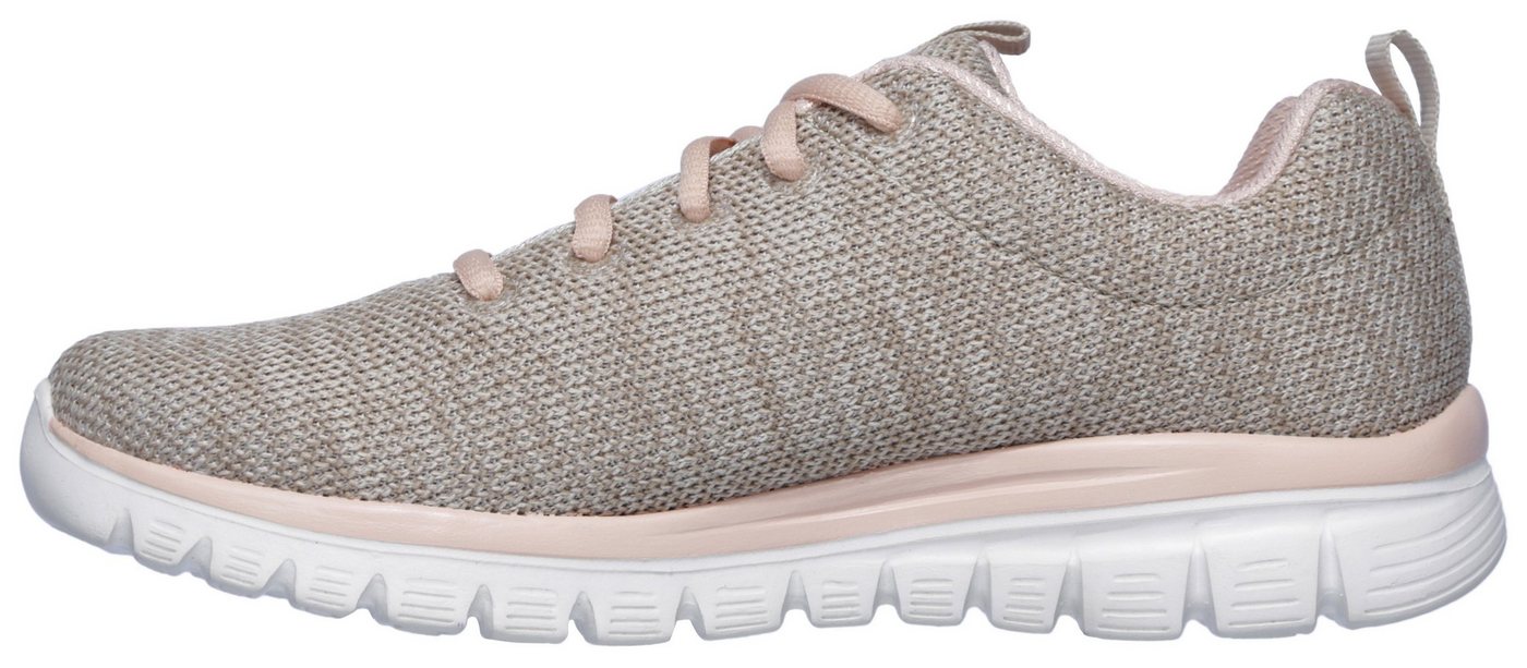 Skechers Graceful - Twisted Fortune Sneaker Freizeitschuh, Halbschuh, Schnürschuh mit Memory Foam – Bild 4 von 5