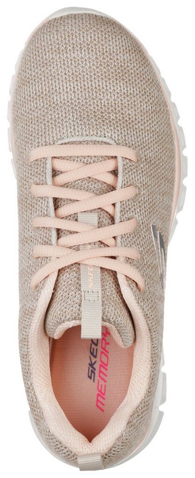 Skechers Graceful - Twisted Fortune Sneaker Freizeitschuh, Halbschuh, Schnürschuh mit Memory Foam – Bild 5 von 5
